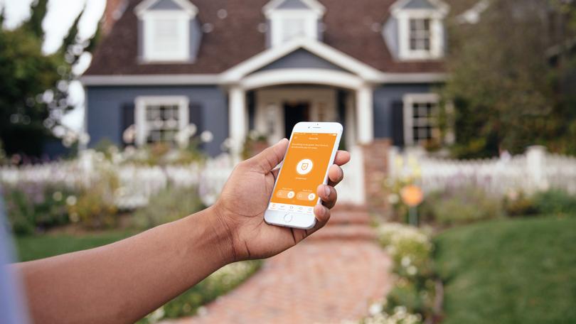 Burglar alarm system in residential houses and shops